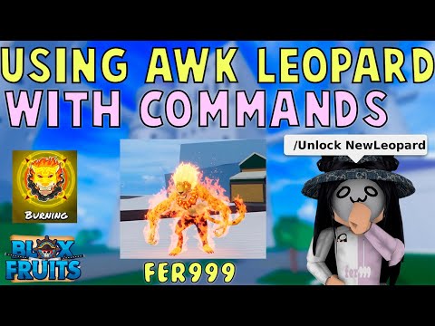 Видео: Пробуждение Леопарда с помощью команд администратора Blox Fruits