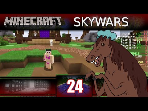 Видео: Minecraft Sky Wars в Hypixel - КОНЯ ЧОЧОООО! (Minigame)