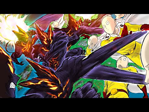 Видео: САЙТАМА ПРОТИВ ГАРОУ | Бой из Манги Ванпанчмен - 2 Серия