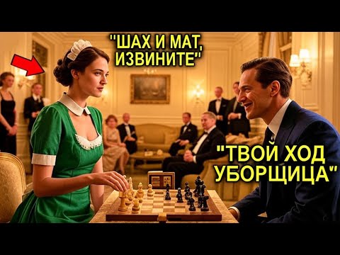 Видео: Миллионер Заставил Уборщицу Сыграть В Шахматы, Чтобы Унизить… Но Её Первый Ход Шокировал Всех