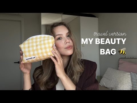 Видео: Marie: Inside my beauty bag 🐝 | что в моей косметичке для путешествия