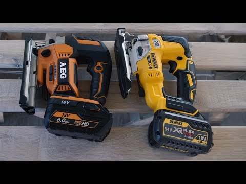 Видео: AEG BST18BLX VS DeWALT DCS334 - СРАВНЕНИЕ АККУМУЛЯТОРНЫХ ЛОБЗИКОВ !!