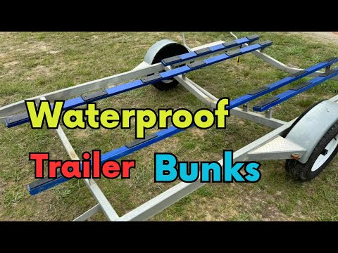 Видео: Простая самодельная водонепроницаемая двухъярусная кровать для лодочного прицепа