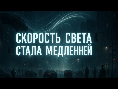 Видео: Что будет, если скорость света станет медленнее в десять раз?