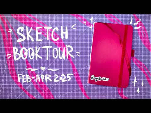 Видео: SKETCHBOOK TOUR | Листалка и обзор алого скетчбука от sketchmarker