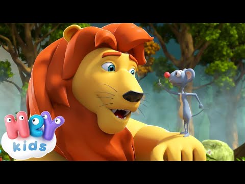 Видео: Лъв И Мишка 🦁 Детски Приказки На Български | HeyKids