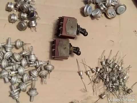 Видео: Цены и содержание драгметаллов в радиодеталях. С ящика с посылки.