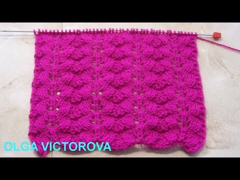 Видео: Ажурные дорожки Вязание спицами 337
