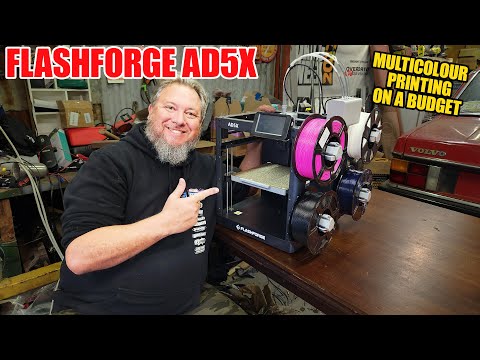 Видео: Набор инструментов Скотти — Flashforge AD5X — многоцветная 3D-печать по доступной цене.