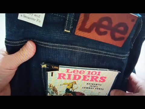 Видео: Джинсы LEE 101 70х Итальянская реконструкция
