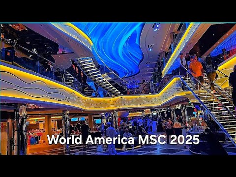 Видео: Круизный лайнер World America MSC 2025. Полный обзор корабля и всех сервисов.