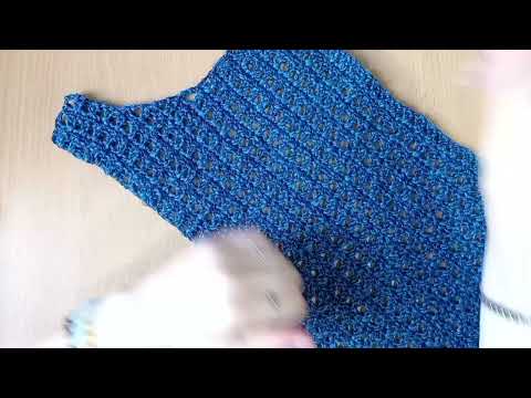 Видео: МК: " Летний топ крючком" / поперечное вязание #crochet #вязаниекрючком #вязаныйтоп