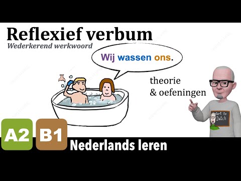 Видео: NT2 возвратный глагол A2 B1 Нидерландский язык 1.2 2.1 возвратное местоимение