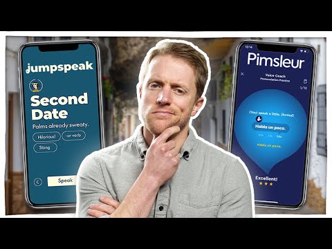 Видео: Jumpspeak против Pimsleur (какое приложение для изучения языка лучше?)