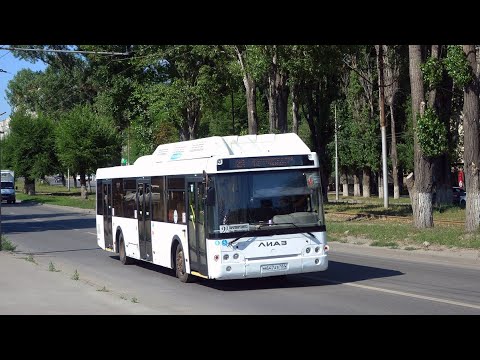Видео: ЛиАЗ-5292.67 (CNG) М647АЕ164 Маршрут №2Д город Саратов 
