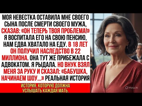 Видео: Невестка бросила внука. Но когда он получил наследство в 22 миллиона, она явилась с юристом,требуя..