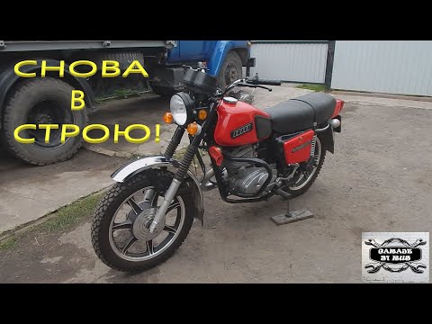 Видео: ИЖ Планета 5 снова в строю! Сборка двигателя, первый пуск.