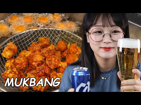 Видео: СЪЕСТЬ ЖАРЕНАЯ КУРИЦА & ПИВО🍺 ASMR MUKBANG