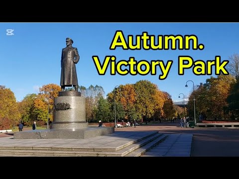 Видео: Autumn. Victory Park. ASMR/ Осенний Парк Победы 