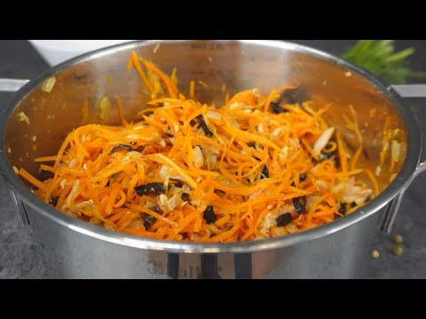 Видео: Уж больно мы любим этот салат из моркови! Делаю сразу кастрюлями ставлю в холодильник и едим