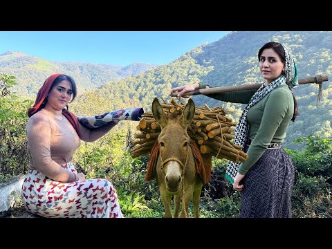 Видео: Трудная жизнь двух сельских сестер: сестры, живущие в горной деревне