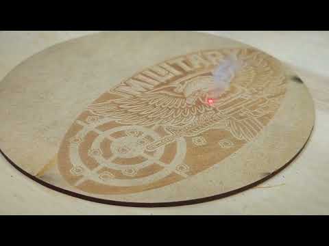 Видео: CO2 Лазерный маркер - гравер Davi D35 - 40ватт