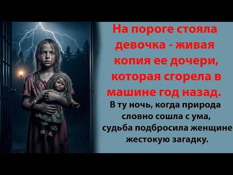 Видео: Когда открыла, на пороге стояла девочка - живая копия ее дочери, которая сгорела в машине год назад.