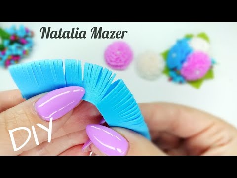 Видео: ЭТО НЕ СЛОЖНО☝️ПРОСТО ВЗЯТЬ ФОАМИРАН И СДЕЛАТЬ ЦВЕТЫ\DIY NATALIA MAZER