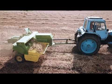 Видео: Преспідбирач John Deere 359
