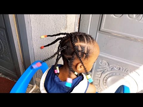Видео: Доступная и простая естественная прическа | Простая защитная прическа для детей