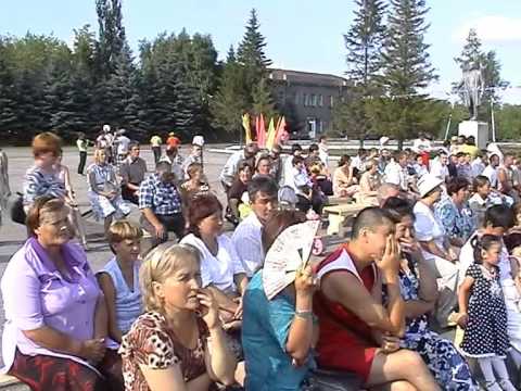 Видео: К 100 летию Русской Поляны на площади  26 07 2008