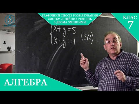 Видео: Курс 4(16). Заняття № 23. Системи лінійних рівнянь. Графічний спосіб розв'язування. Алгебра 7.