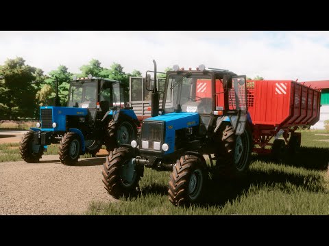 Видео: Farming Simulator 22 / Карта Кошмак / #23 Уборка кукурузы на силос МТЗ-82/1025, Claas Jaguar 900