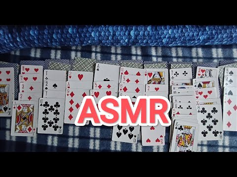 Видео: ASMR SOLITAIRE ✨/ АСМР ПАСЬЯНС ♥♠/ КАРТЫ / WHISPER/ GUM