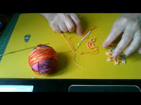 Видео: Needle tatting/Фриволите на игла