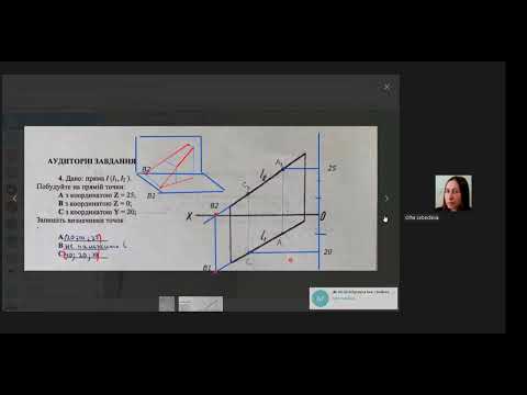 Видео: Нарисна геометрія➤ Частина 2➤ 1 КУРС