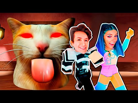 Видео: ГОЛОВА КОТА ИГРАЕТ С НАМИ В КОШКИ МЫШКИИ РОБЛОКС ! ESCAPE BLEH CAT!