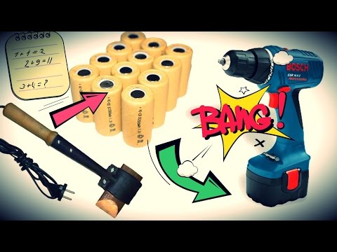 Видео: 🛠 РЕМОНТ АККУМУЛЯТОРА ШУРУПОВЕРТА Bosch GSR-14.4V. NI-CD АККУМУЛЯТОРЫ С АЛИЭКСПРЕСС