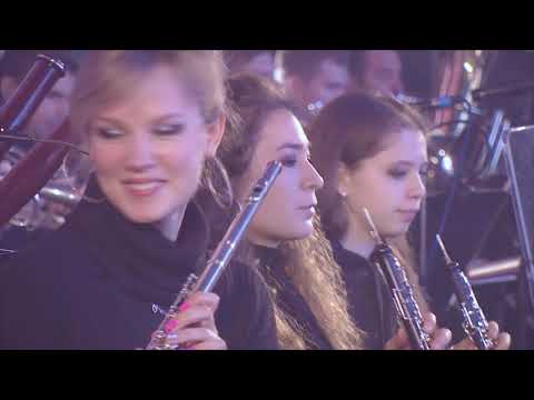 Видео: "Smoke on the water" (Deep purple) - Симфонический оркестр Ленинградской области