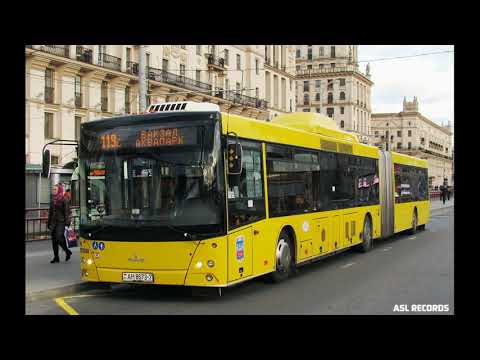 Видео: Информатор автобусного маршрута № 119с г.Минска с озвучкой Эдуарда Данченко