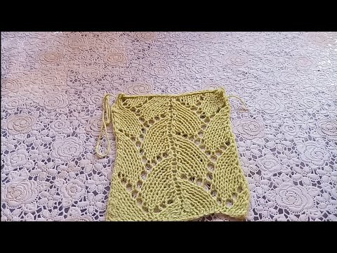 Видео: МК  Лёгкий,но очень красивый ажурный узор.