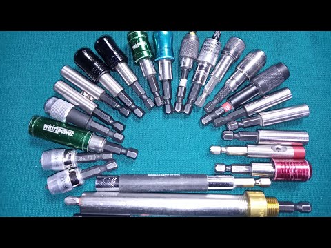 Видео: Битодержатели Wurth, Makita, Parkside, Milwaukee, Bosch, Dewalt, Stanley, Gross, Whirlpower.