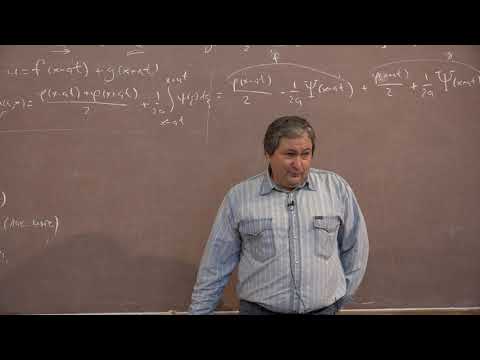 Видео: Горицкий А. Ю. - Уравнения математической физики. Часть 1 - 10. Задача Коши для полуогр. струны