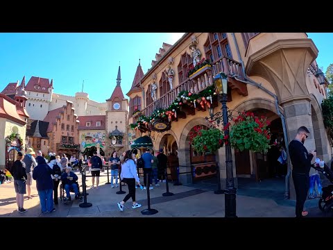 Видео: Первое утро в Орландо, Флорида. Epcot park - одним махом посетили много стран.