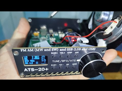 Видео: Всеволновый приемник ATS-20+,обзор,тест,отзыв.