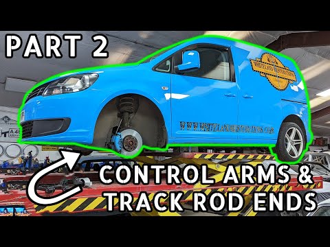 Видео: VW Caddy 2k — Замена передних рычагов и наконечников рулевых тяг