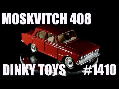 Видео: Москвич-408 в масштабе 1:43 от Dinky Toys - Moskvitch 408 #1410