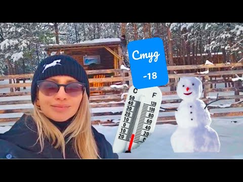 Видео: СТУДЕН И СНЕЖЕН ФЕВРУАРИ🥶❄️#зима#студ#winter#snow#offgrid#сглобяемакъща#къща#cabinhouse #loghouse#