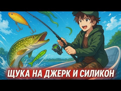 Видео: ЩУКА НА ДЖЕРК И СИЛИКОН! 🎣 Безумный клёв в Германии🇩🇪