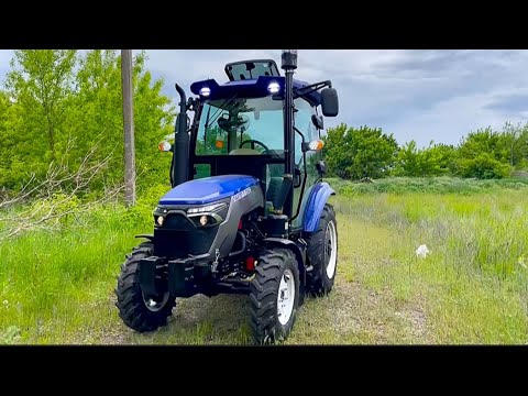 Видео: Нарешті зробили! - Людський не дорогий, тракторець 24 з кабіною (примусове реверс все є)
